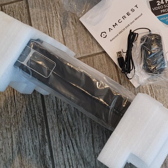 AMCREST Security System 1TB Hard Drive Included, 4 cameras Weather proof, NIGHT - Picture 11 of 15